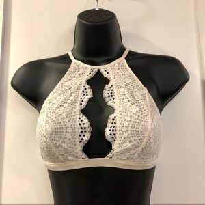 Victoria's Secret White Lace Bralette - Sz Small